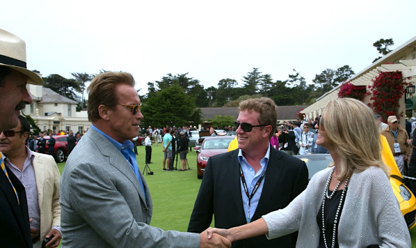 Arnold at Concours d'Elegance