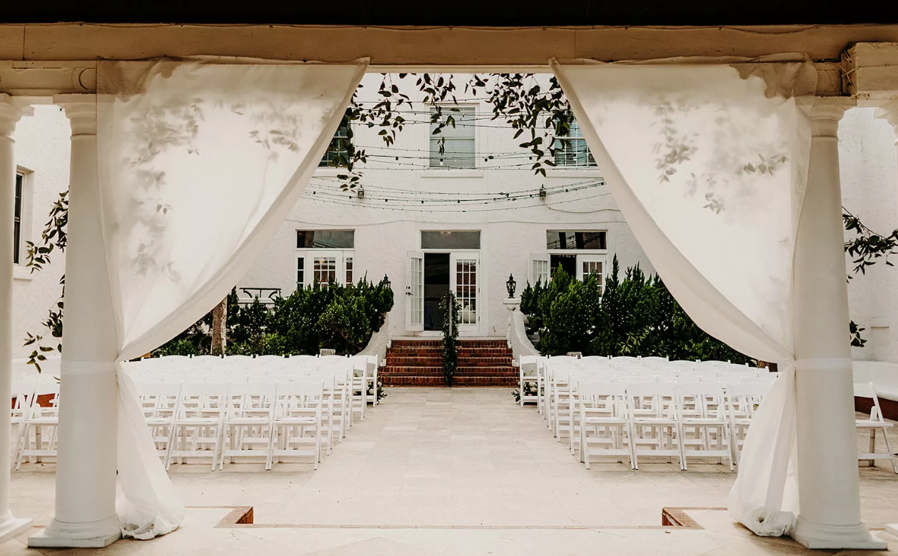 Outdoor Wedding Ceremony at Casa Marina Jacksonville Beach