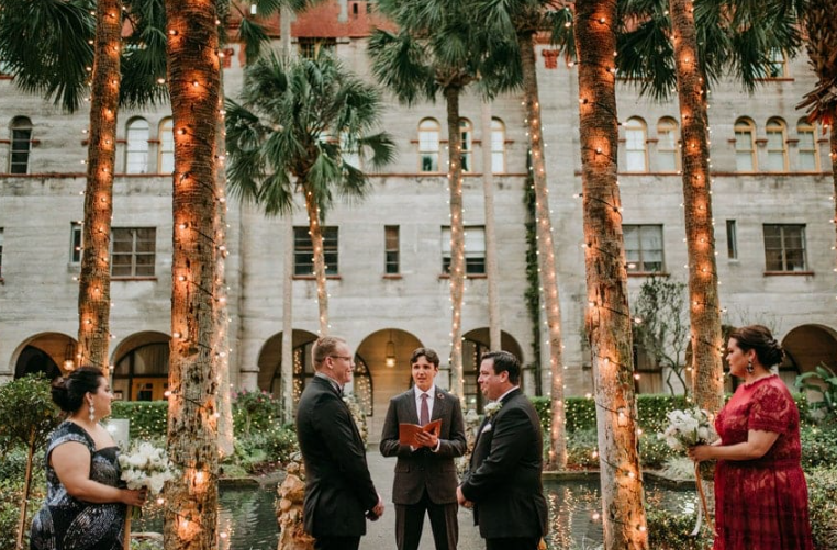 The Courtyard and LGBTQ friendly weddings at The Treasury on the Plaza