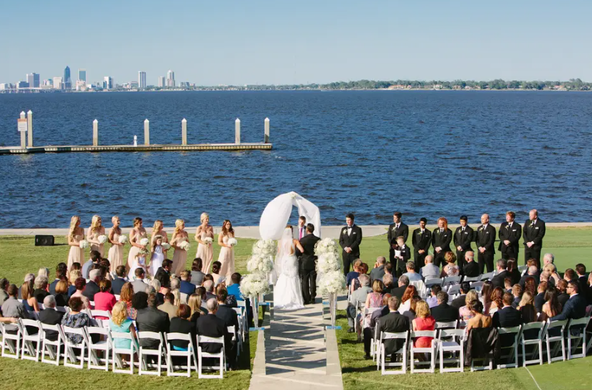Timuquana Country Club Wedding Ceremony on the River